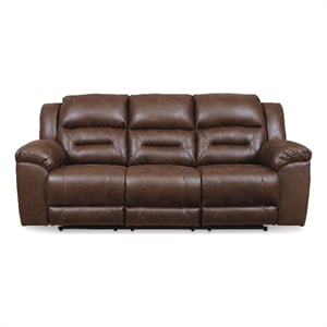 Signature Design by Ashley Truesdale Power Reclining Sofa in Chocolate
