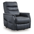 Signature Design by Ashley Waverlyn Power Lift Recliner in Sapphire