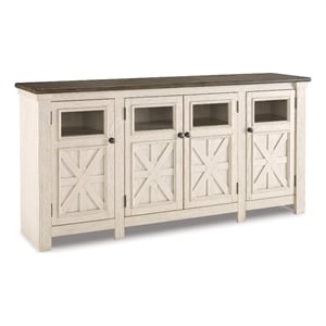 Signature Design by Ashley Varnell 74&quot TV Stand for TVs up to 85&quot in White