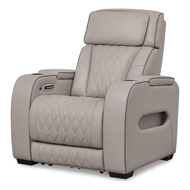 Signature Design by Ashley Valewick Power Recliner in Gray