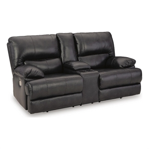 Signature Design by Ashley Fairmont Lane Power Reclining Loveseat in Black