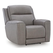 Signature Design by Ashley Vellmont Power Recliner in Gray