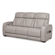 Signature Design by Ashley Valewick Power Reclining Sofa in Gray