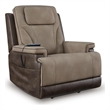 Signature Design by Ashley Norfield Power Lift Recliner in Sand