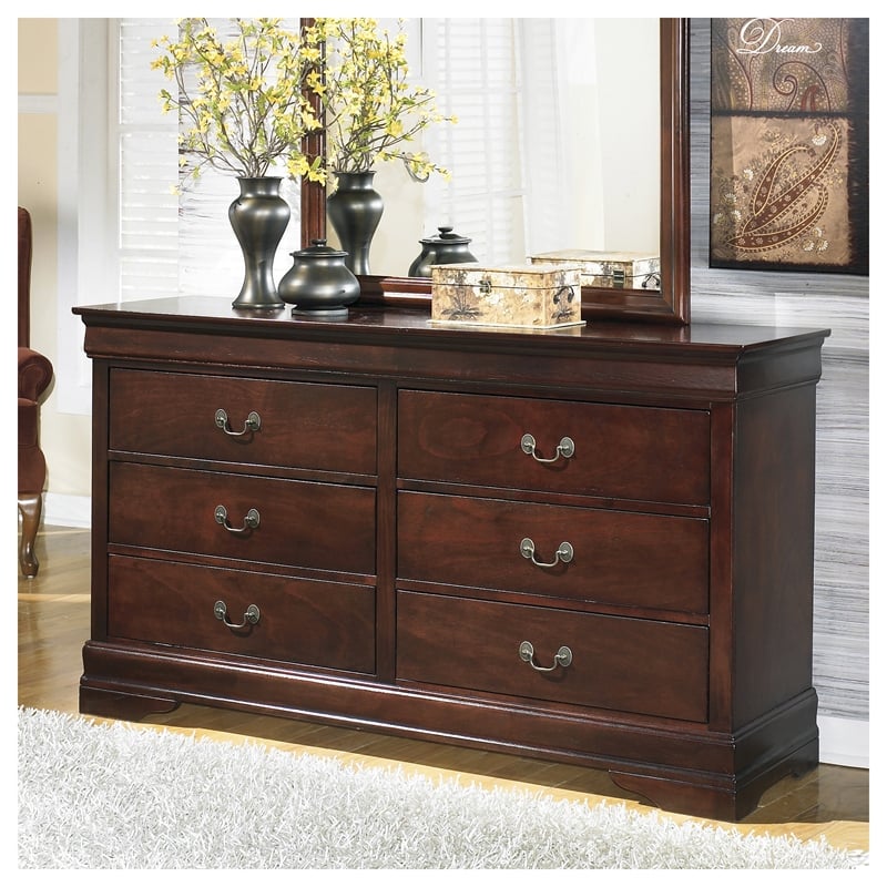 Signature Design by Ashley Alisdair 6-Drawer Double Dresser in Brown