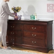 Signature Design by Ashley Alisdair 6-Drawer Double Dresser in Brown