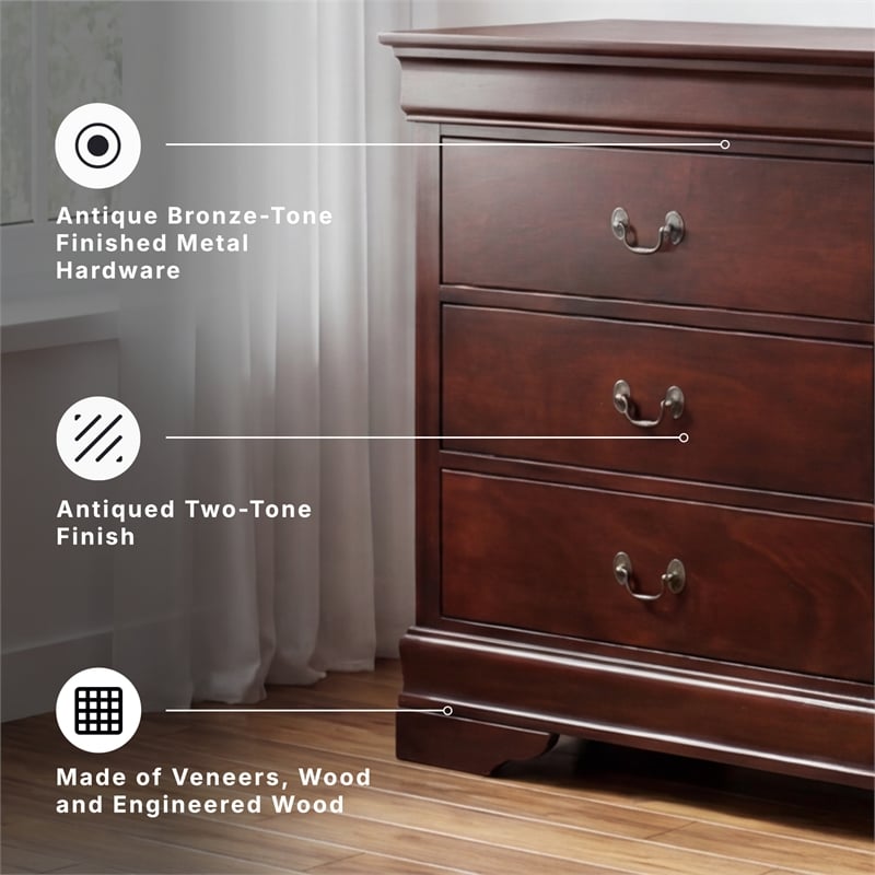 Signature Design by Ashley Alisdair 6-Drawer Double Dresser in Brown
