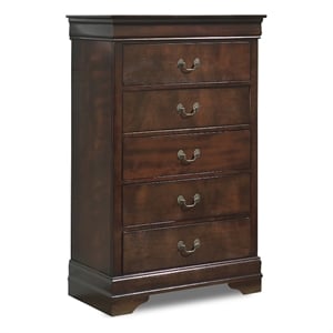 Signature Design by Ashley Alisdair 5-Drawer Chest in Warm Dark Brown
