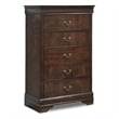 Signature Design by Ashley Alisdair 5-Drawer Chest in Warm Dark Brown