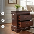 Signature Design by Ashley Alisdair 2-Drawer Nightstand in Dark Brown