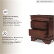 Signature Design by Ashley Alisdair 2-Drawer Nightstand in Dark Brown