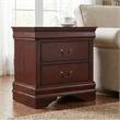 Signature Design by Ashley Alisdair 2-Drawer Nightstand in Dark Brown