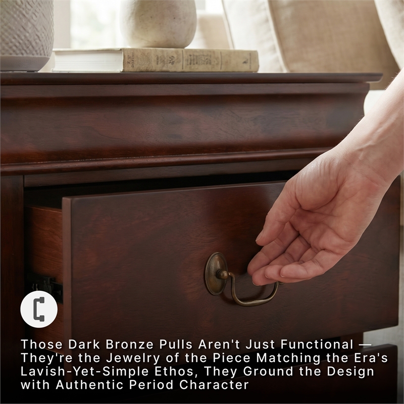 Signature Design by Ashley Alisdair 2-Drawer Nightstand in Dark Brown