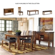Signature Design by Ashley Ralene Butterfly Dining Table in Medium Brown