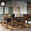 Signature Design by Ashley Ralene Butterfly Dining Table in Medium Brown
