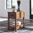 Signature Design by Ashley Furniture Breegin 1 Drawer End Table in Brown