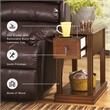 Signature Design by Ashley Furniture Breegin 1 Drawer End Table in Cherry