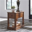 Signature Design by Ashley Furniture Breegin 1 Drawer End Table in Cherry