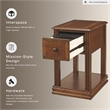 Signature Design by Ashley Furniture Breegin 1 Drawer End Table in Cherry