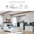 Signature Design by Ashley Bostwick Shoals 5 Drawer Wood Chest in White