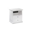 Signature Design by Ashley Bostwick Shoals 1 Drawer Wood Nightstand in White Signature Design by Ashley Bostwick Shoals 1 Drawer Wood Nightstand in White