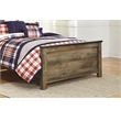 Ashley Furniture Trinell Full Panel Bed in Brown