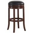 American Woodcrafters Stella 26-inch Walnut Wood Backless Counter Stool