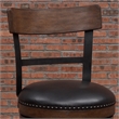 American Woodcrafters Taranto 34-inch Washed Brown Wood Swivel Tall Bar Stool