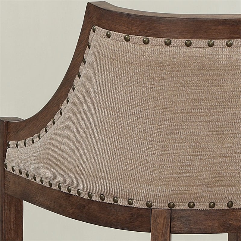 American Woodcrafters Michelle 26-inch Warm Brown Wood Counter Bar Stool