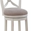 American Woodcrafters Accera 30-inch Antique White Wood Swivel Bar Stool