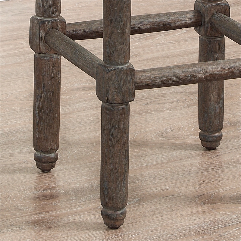 American Woodcrafters Bronson 26-inch Driftwood Gray Wood Backless Counter Stool