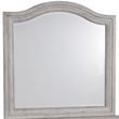 American Woodcrafters Stonebrook Antique Gray Wood 7-Drawer Dresser with Mirror