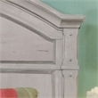 American Woodcrafters Sedona Vintage Style Full-Queen White Wood Panel Headboard