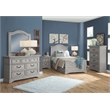American Woodcrafters Stonebrook Antique Gray Wood Twin Size Bed
