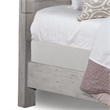 American Woodcrafters Stonebrook Antique Gray Wood Twin Size Bed