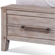 American Woodcrafters Aurora White-washed Wood Queen Sleigh Storage Bed
