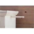American Woodcrafters Stonebrook Antique White Wood Gentleman's Chest