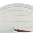 American Woodcrafters Stonebrook Antique White Wood Queen Panel Bed