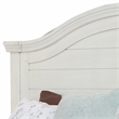 American Woodcrafters Stonebrook Antique White Wood Queen Panel Bed