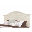 American Woodcrafters Stonebrook Antiqued White Wood Queen Panel Headboard