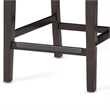 American Woodcrafters Lynwood Walnut Stationary Wood Counter 26-inch Barstool