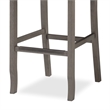 American Woodcrafters Kamelin Gray Solid Wood Stationary 30-inch Bar Stool