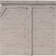 American Woodcrafters Providence Antique White Wood King Panel Headboard