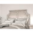American Woodcrafters Providence Antique White Wood King Panel Headboard