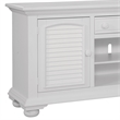 American Woodcrafters Cottage Traditions Eggshell White 72-inch Wood TV Console