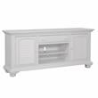American Woodcrafters Cottage Traditions Eggshell White 72-inch Wood TV Console