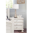 American Woodcrafters Rodanthe Dove White Three-drawer Wood Nightstand