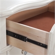 American Woodcrafters Rodanthe Dove White 3-drawer Wood Bachelor Chest