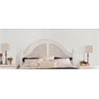 American Woodcrafters Rodanthe Dove White Queen Woven Wood Frame Headboard