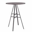American Woodcrafters Talia 3-piece Driftwood and Metal Pub Height Table Set